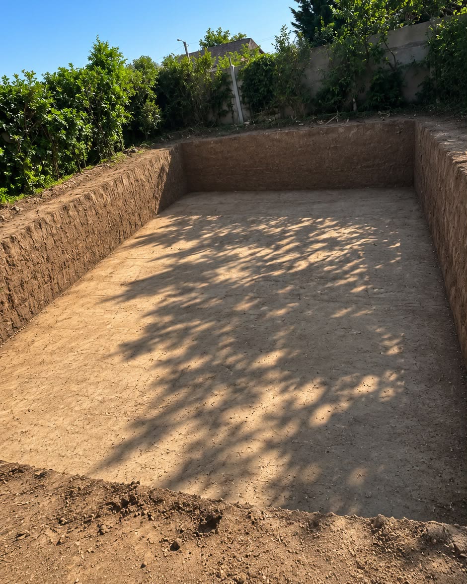 Teren înainte de construcție